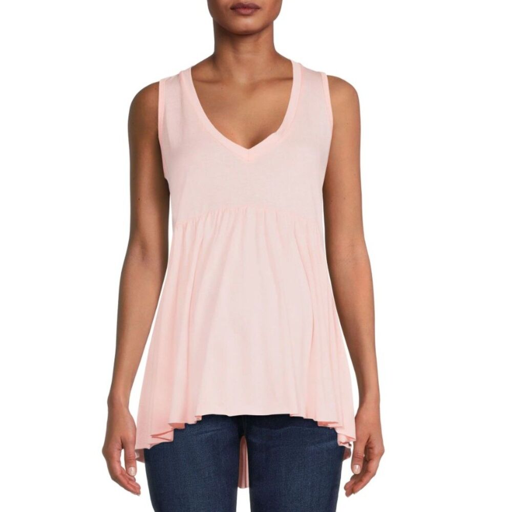 PLANET MOTHERHOOD Pink Sz Medium Maternity Sleeveless Babydoll Shirt NEW NWT